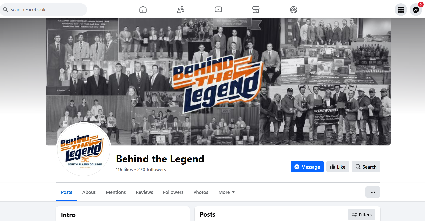 Behind the Legend:  Supporting South Plains College Ag Students